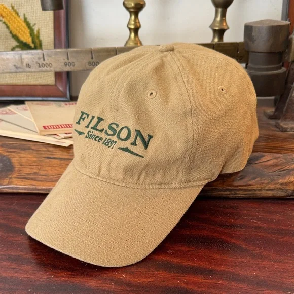 Filson Embroidered Cotton Flex Cap Hat size L - Picture 1 of 4